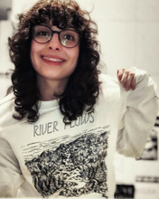 Load image into Gallery viewer, RIVER FLOWS Unisex Sweatshirt (WHITE)