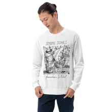 Load image into Gallery viewer, SENDING SIGNALS Unisex Sweatshirt (WHITE)