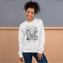 Load image into Gallery viewer, SENDING SIGNALS Unisex Sweatshirt (WHITE)
